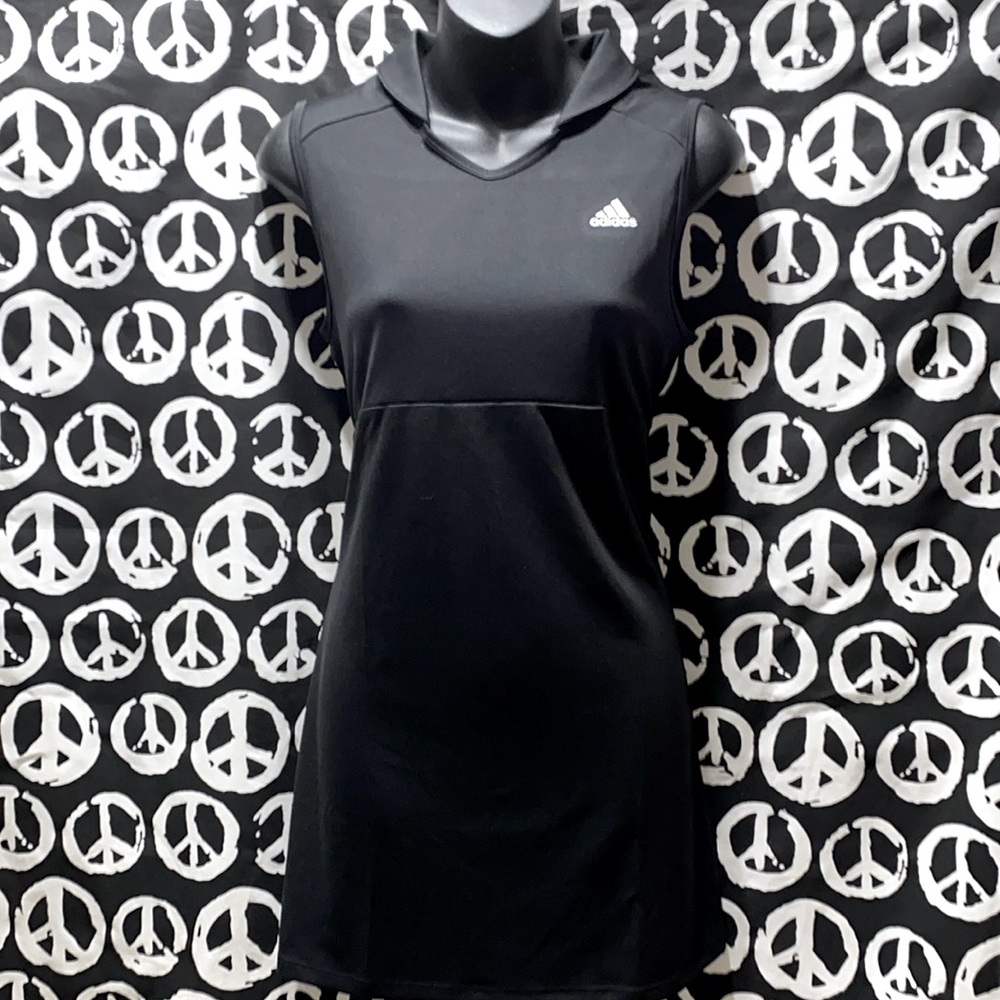 ADIDAS SLEEVELESS GOLF/TENNIS DRESS SZ XL BLACK